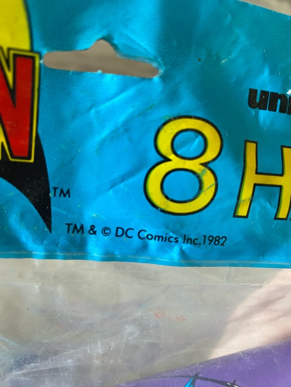New 1989 Batman Party Hats 8 Total Vintage TM And DC Comics Brand - Picture 7 of 7